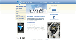 Desktop Screenshot of diamondbanking.com